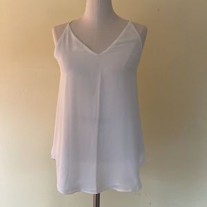 NWT Loft Outlet Strappy Ivory Blouse